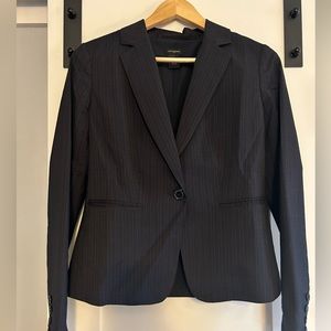 Women’s Blue Stripped Skirt Suit, size 0